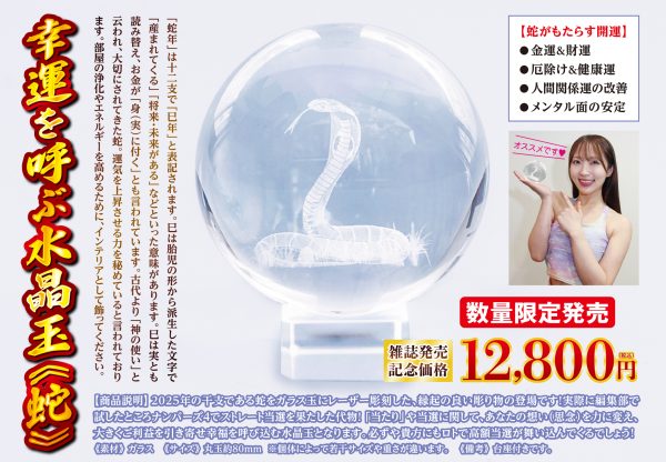 【幸運を呼ぶ水晶玉《蛇》】